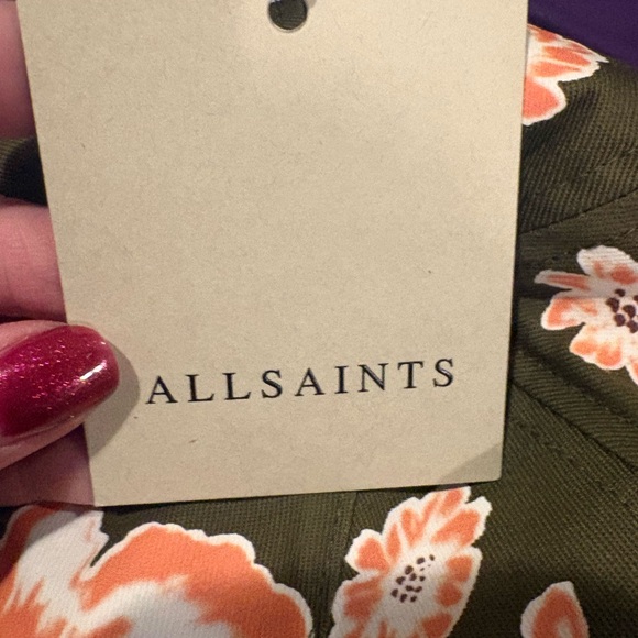 All Saints Floral Baseball Hat - Picture 2 of 5